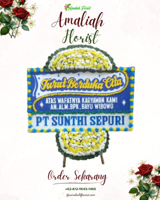 Papan Bunga Duka di Kelumpang Hilir